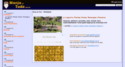 Desktop Screenshot of manjadetudo.com.br